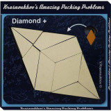 Puzzle mecanic Krasnoukhov`s Amazing Packing Problems - Diamond + - Vladimir Krasnoukhov