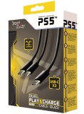 Cablu Dublu Steelplay De Incarcare Pentru Controllere Negru PC|PS5