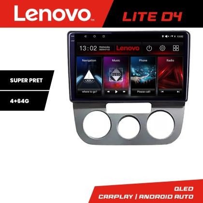Navigatie VW Golf 5 2004-2010 clima manuala Android radio gps internet 4+64 Lenovo CarStore Technology