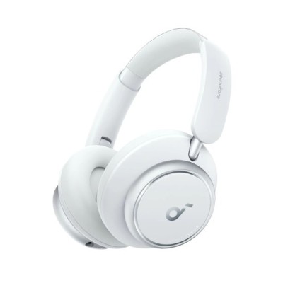 Casti On-Ear Bluetooth 5.3, Noise Cancelling, USB-C - Anker Space Q45 (A3040G21) - White foto
