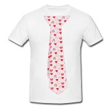 Tricou &quot; Cravata cu inimioare &quot;