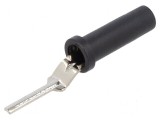 Adaptor negru 30A 42mm banană 4mm cu priză 5m&Omega;