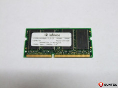 Memorie laptop Infineon 128MB DDR PC133 SDRAM SODIMM HYS64V16220GDL-7.5-C2 foto
