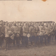 HST P2/778 Poză ofițeri români aviație pe aerodrom cca 1918-1923