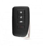 Set 2 bucati - Carcasa cheie Topautochei&amp;#174; compatibila cu Lexus RC GS ES RX NX IS, 4 butoane