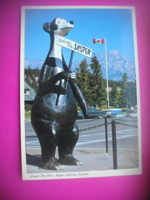 HOPCT 7466 PARCUL NATIONAL JASPER -ALBERTA -STAMPILOGRAFIE -CANADA-AMERICA DE NORD -CIRCULATA foto