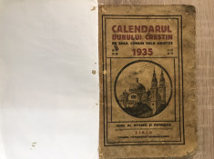 Calendarul bunului cre?tin/ 1935/ stare buna// foto