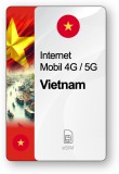 ESIM Internet Vietnam, valabil 30 zile, trafic 3 GB, Standard
