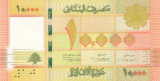 Bancnota Liban 10.000 Livre 2014 - P92b UNC