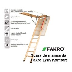 Scara pod FAKRO LWK Komfort termoizolata
