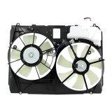 Ventilator radiator Toyota Sienna 04-10, motor: 3.3 V6, 16361-0A150; 16361-0A200