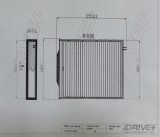 Dr!ve+ DP1110.12.0180 Filtru, aer habitaclu