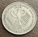 C50 - Moneda foarte veche - Germania - 2 marci - 1970 litera F