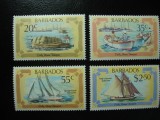 BARBADOS 1982 SERIE TRANPORTURI MARITIME MNH