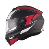 Cumpara ieftin Casca modulabila MT Genesis SV Cave A5 rosu mat Pinlock ready, MT Helmets