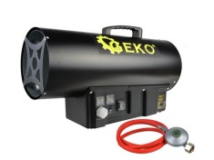 Incalzitor industrial pe gaz (GPL) cu termostat, 40KW + furtun si reductor, Geko G80412