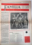 Revista Cultura Familia Nr 4 Decembrie 1965 Almanah Carti Bibliofilie 25 Pagini Romana Brosate Romana Dimensiune 42x30cm