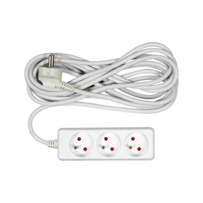 Prelungitor cu impam&acirc;ntare, 3 prize, 5m Vorel 72508