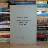 PAVEL ALTERESCU - ACTIVITATEA OFICIULUI ORIENTARE PROFESIONALA INDRUMAREA , 1939