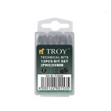 Cumpara ieftin Set de biti cruce Troy 22223, PH3, 50 mm, 12 bucati