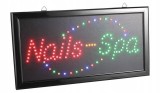 Enzo Panou LED Placard Luminos pentru Saloane Coafura Cosmetică Reclamă Placă 48x25cm