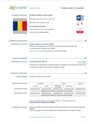 Cv european CV europass CV modern actualizare cv cv pdf|Realizare curriculum Vitae|Actualizare curriculum Vitae|CV Europass|Curriculum vitae Europass foto