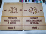 D. Iordanescu - Constructii Pentru Transporturi In Romania - 2 volume