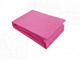 Husa de Pat si 2 Fete de Perna tip Jersey, Fucsia, 160x200 cm (Bumbac 100%)