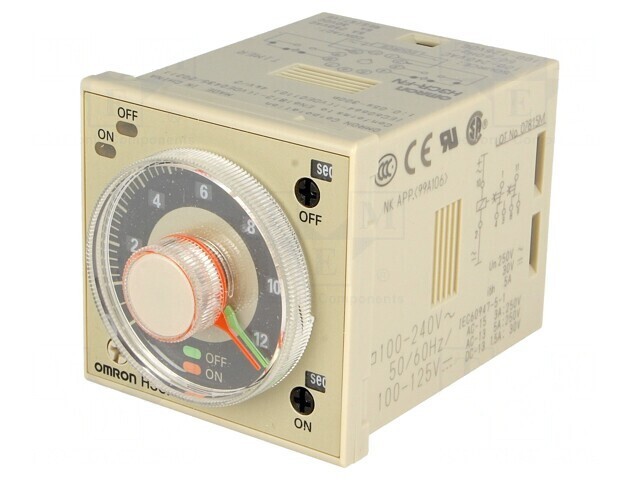 Timer Programabil 0,05s-30h DPDT 250VAC/5A 100-240VAC