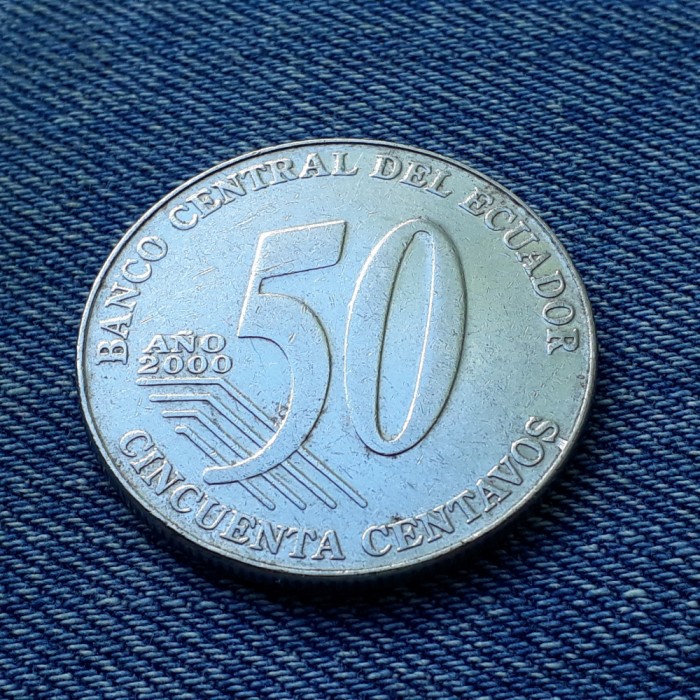 #13 - 50 Centavos 2000 Ecuador