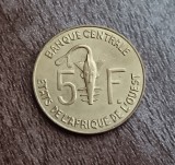 C50 - Moneda foarte veche - Africa de Vest - 5 franci - 2004