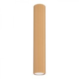 Lampă De Tavan Karbon Din Aluminiu Aurit, 1 Bec Tub Minimalist De Interior