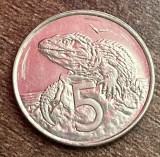 C50 - Moneda foarte veche - Noua Zeelanda - 5 centi - 2003