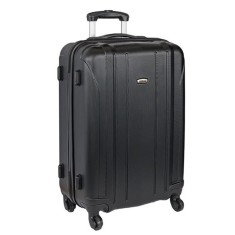 Troler Urban Bomb, 95 l, 3 manere si 4 roti rotative, Negru foto