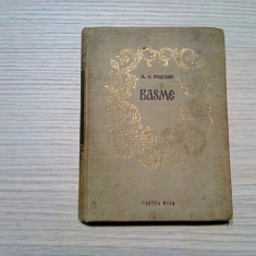 A. S. PUSCHIN - Basme - A. DEMIAN (ilustratii) - Editura Carte Rusa, 1953,158 p