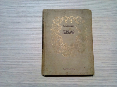 A. S. PUSCHIN - Basme - A. DEMIAN (ilustratii) - Editura Carte Rusa, 1953,158 p foto