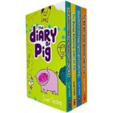 Pig Diary Series 4 Books Collection Set by Emer Stamp