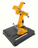 Stand Polizor Unghiular 180/230mm Tolsen - Suport Fixare Reglabil 0-45&deg; Aluminiu Turnat - Compatibil Tolsen 79523/79524/79525/79526