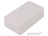 Carcasă universală ABS gri 71mm x 124mm x 38mm, KRADEX
