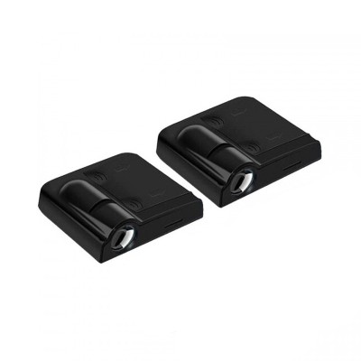 Set 2 Lampi LED universale cu proiectie logo auto foto