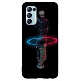 Husa compatibila cu Oppo Find X2 Pro model Gojo x Kakashi Neon, Silicon, TPU, Viceversa, Transparent, Carcasa