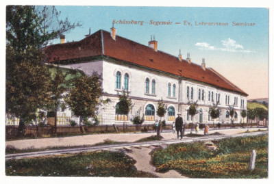 3348 - SIGHISOARA, Mures, Seminarul, Romania - old postcard - unused foto