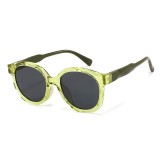 Ochelari de soare pentru copii, filtru UV Asteroid GSM 627, verde
