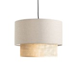 Cumpara ieftin Lustra Fersa ivory-natural D30x70cm