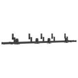 Cumpara ieftin Set feronerie pentru usi glisante, negru, 200 cm, otel