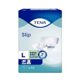 Scutece pentru incontinenta adulti, Tena Slip Super, marime L, 10 bucati