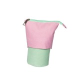 Suport pixuri extensibil pentru scoala, gradinita, Verde/Roz, 8x13-20 cm, ATU-085663