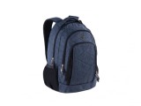 Ghiozdan ergonomic pentru scoala,model Classic Cationic Blue,43x32x20 cm
