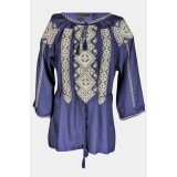 Bluza tip ie dama B23, albastru , marimea M