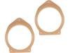 Set 2 distantiere pentru difuzoare auto, 165mm, MDF, Opel -